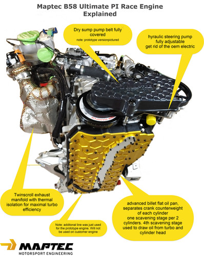 Maptec Ultimate B58 Dry Sump System | Maptec