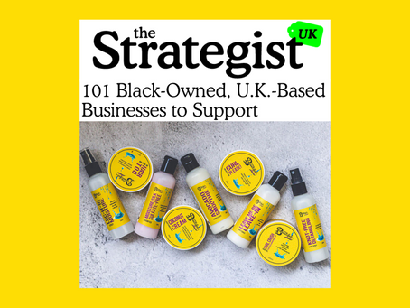 We're on the Strategist's List of 101 UK Black-owned Businesses to Support