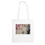 Thumbnail: "Eat The Rich" Printed Classic Tote Bag - White (4 art print options)