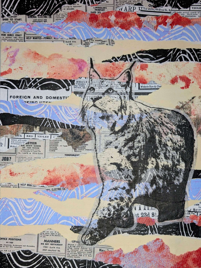 Contemporary Lynx Art