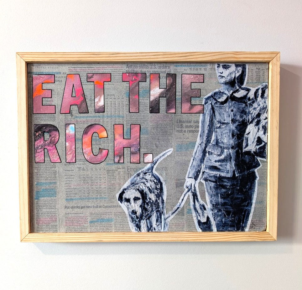 Eat the Rich 2 "Eat the rich" - Large (Original)