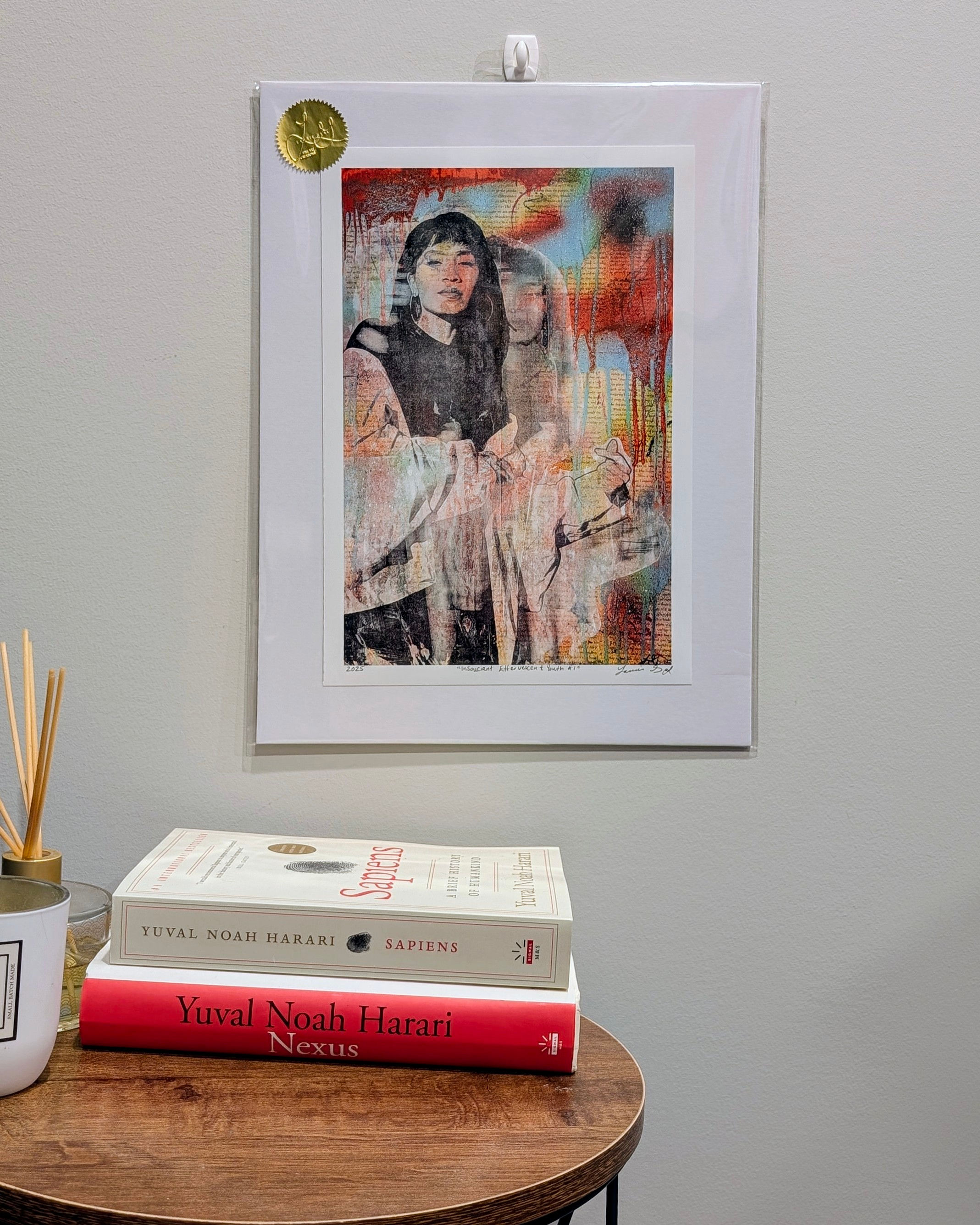 Insouciant... Youth 1 Art Print - 8"X12" - Archival Fine Art Collectors Item