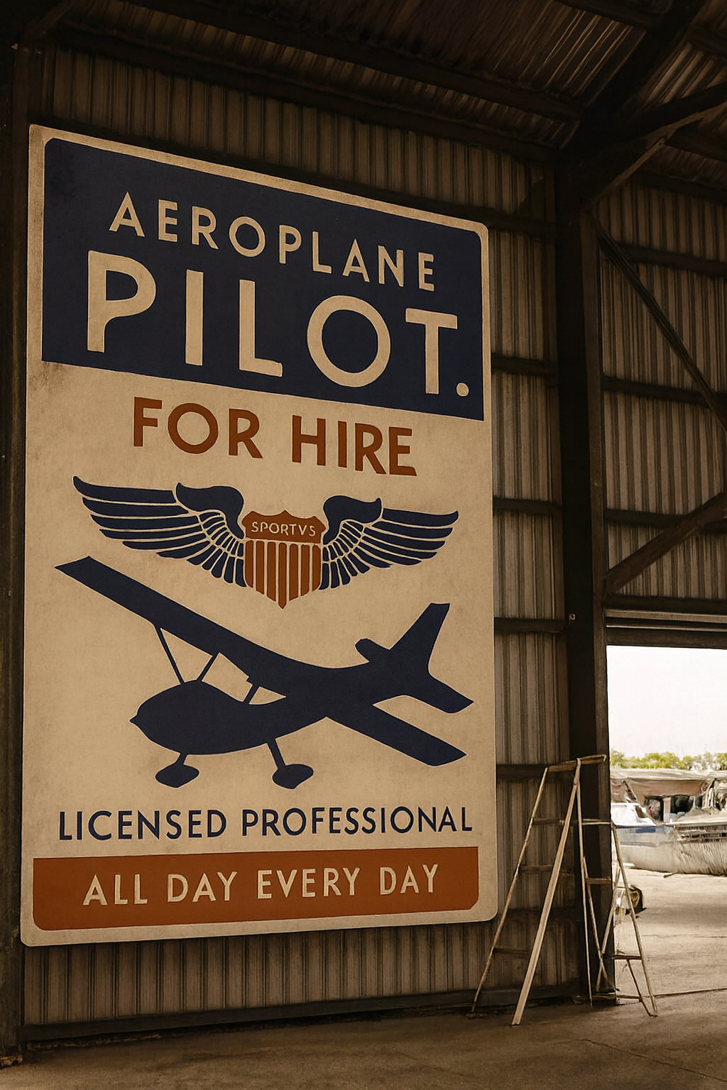 Pilot for hire Retro Board