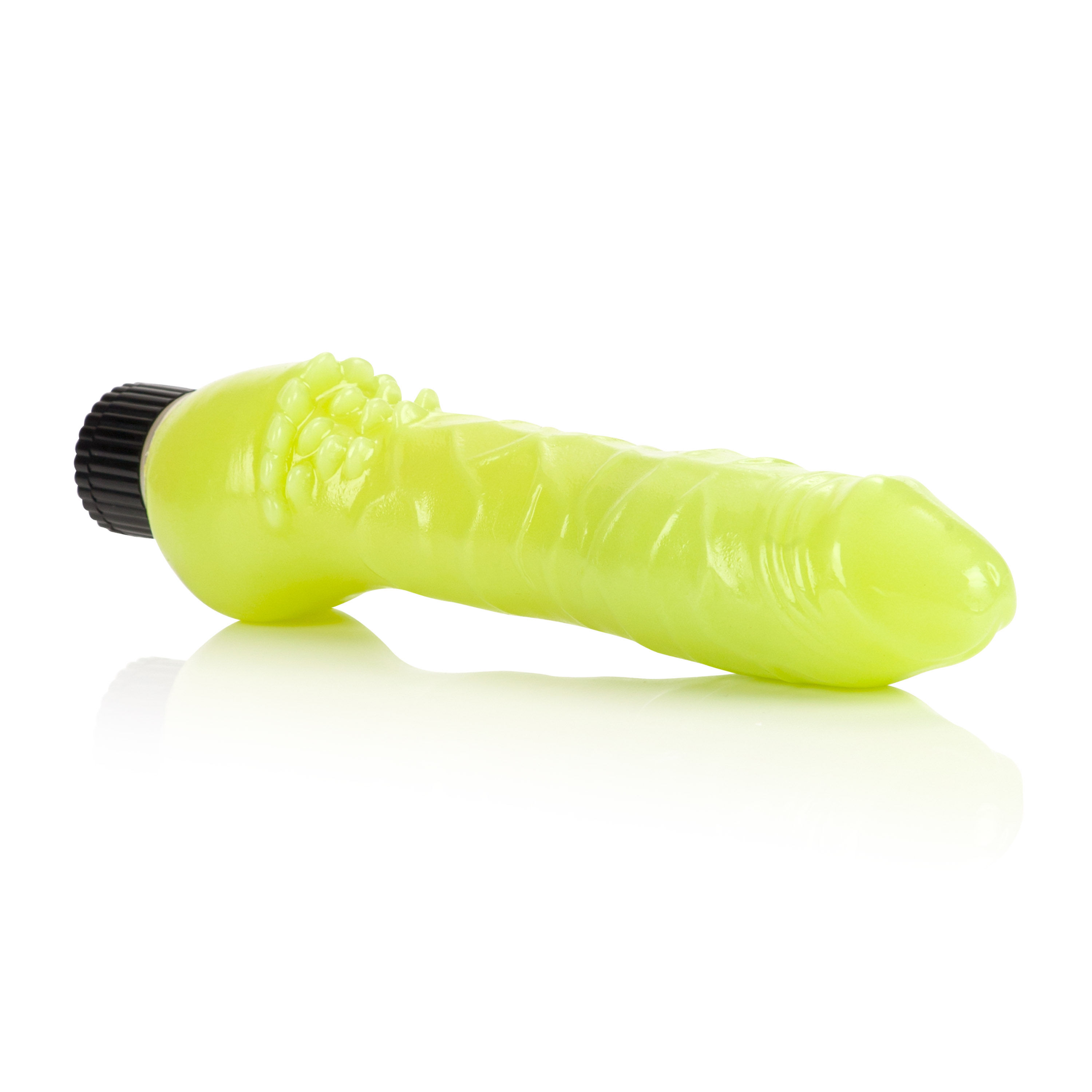 Glow-in-the-Dark Jelly Penis Vibe 7 Inches