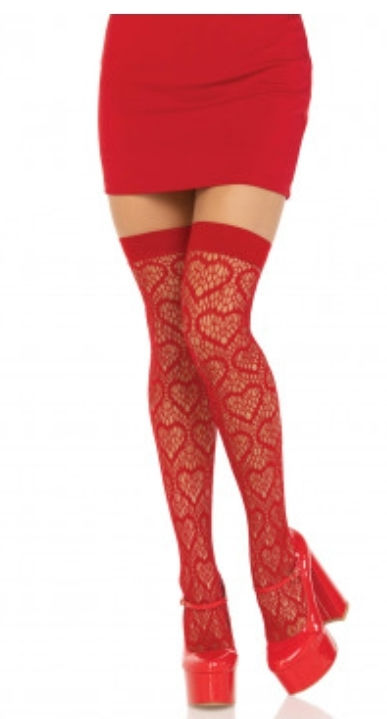Thumbnail: Heart Net Thigh Highs