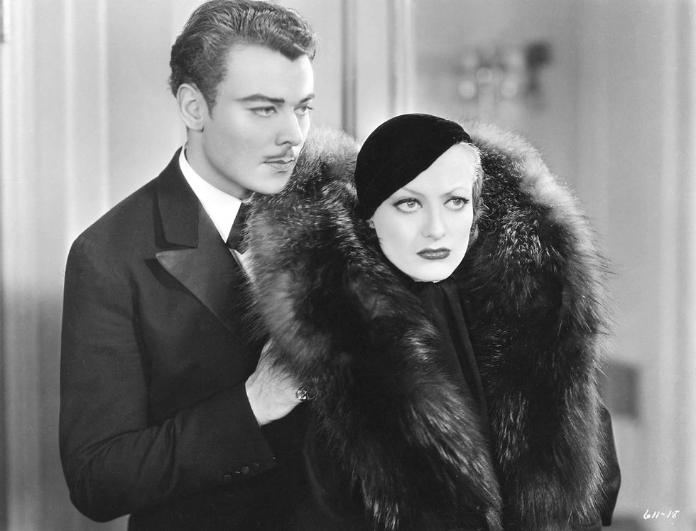 Nils Asther and Joan Crawford in Letty Lynton