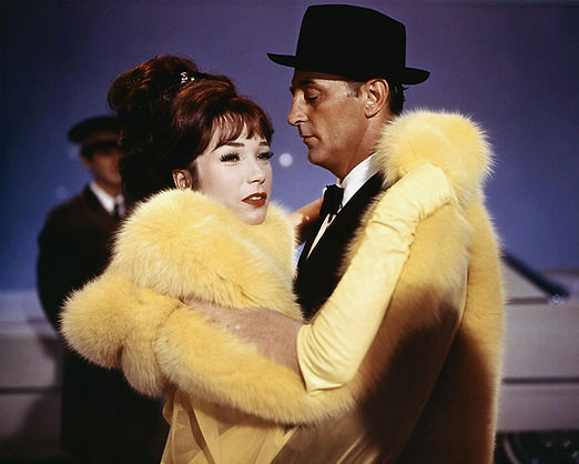 navy blue dress for baby girl Shirley MacLaine's Crystal White Gown — What a Way to Go! (1964)
