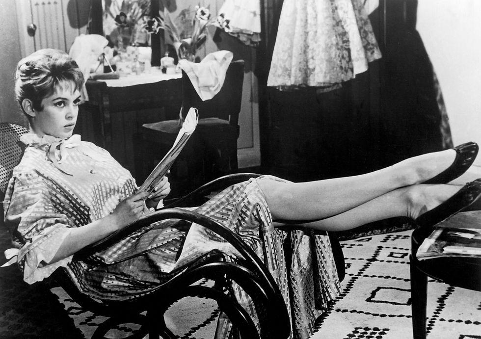 Brigitte Bardot wearing ballet flats