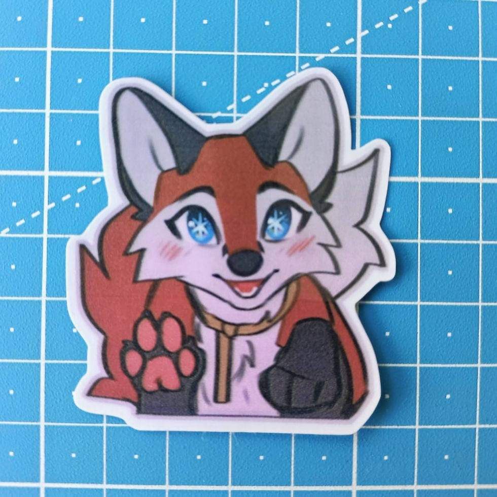 Vixy Awestruck Sticker by Hyilpi