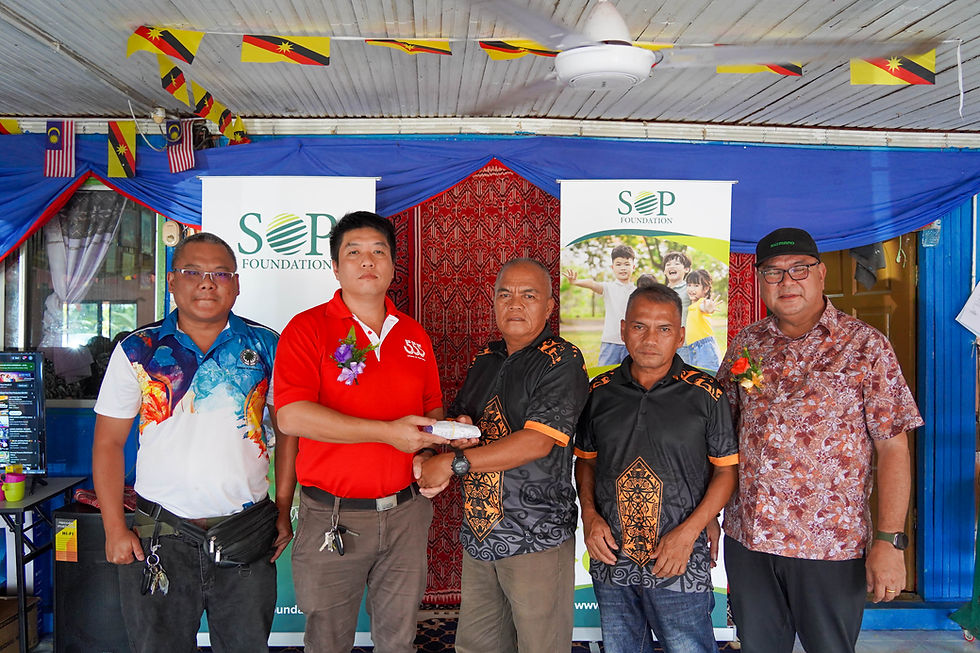 From the Left to Right: EM Dixkensky, EM Sam, Mr. Gendu, TR Buli and Pemanca Gerusin