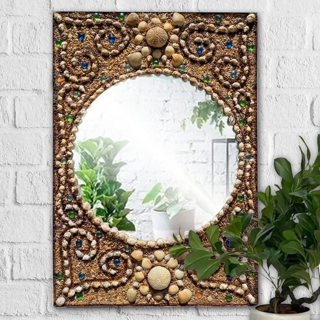 Espelho Redondo Ornamento