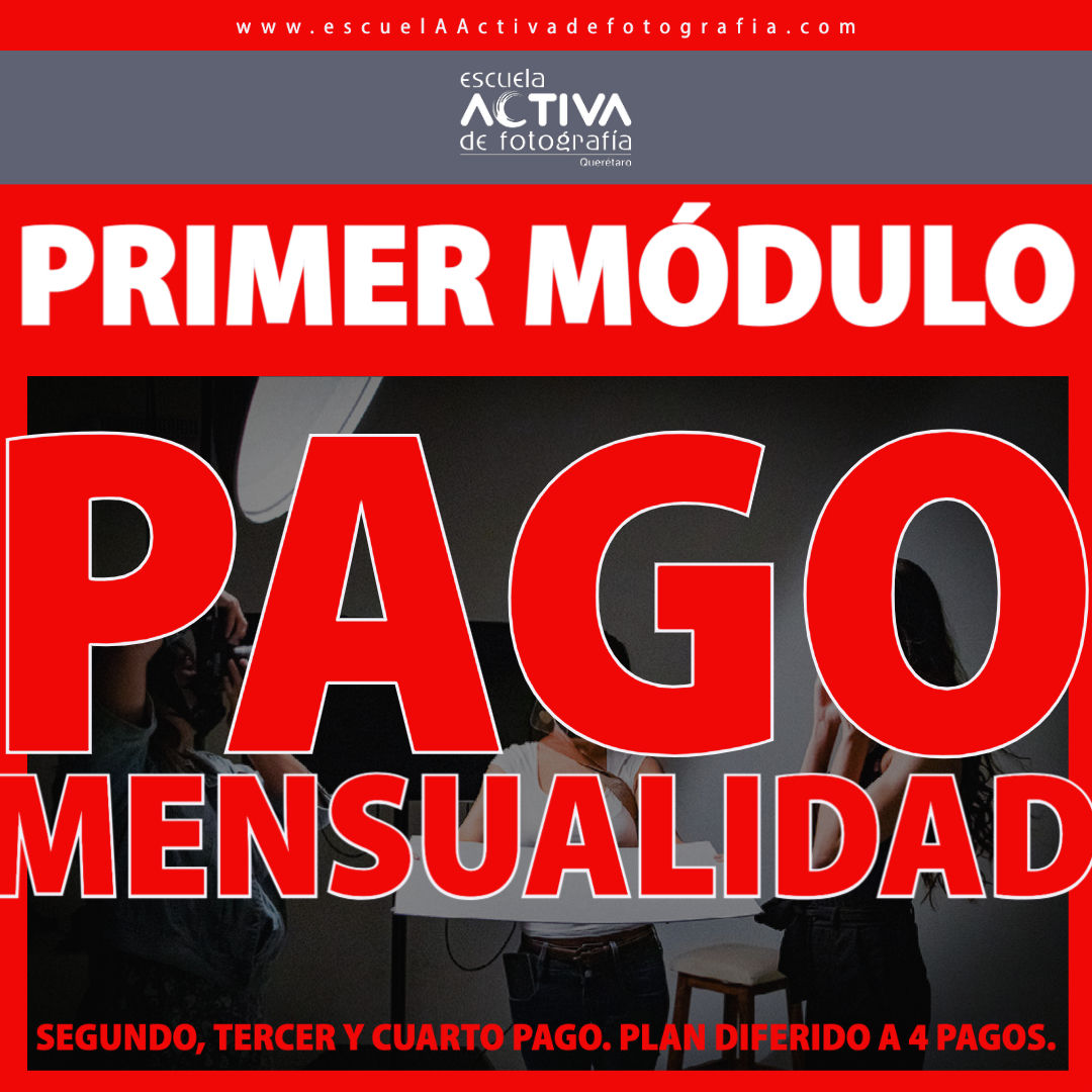 PRIMER MODULO MENSUALIDAD (No Incluye IVA) Fotografia Profesional