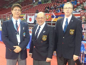 Shihan Mike Monaco and Hanshi Arneil and Shihan Pickthall