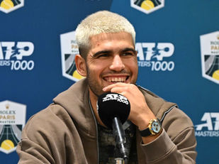 TENNIS: Alcaraz verloor openingswedstryd by die Paryse Meesterstoernooi