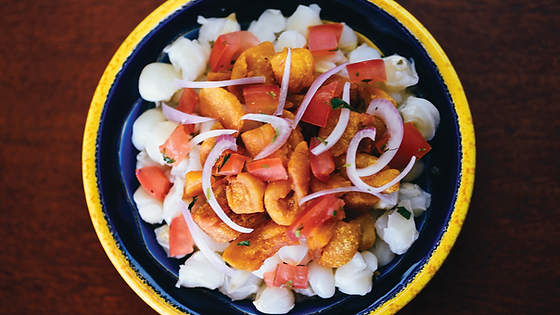 Mote con Chicharrón