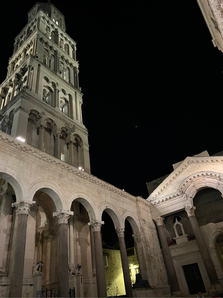 Peristyle Square in Split: "The Peristyle Square, the central square of Diocletian's Palace, echoing with centuries of history."