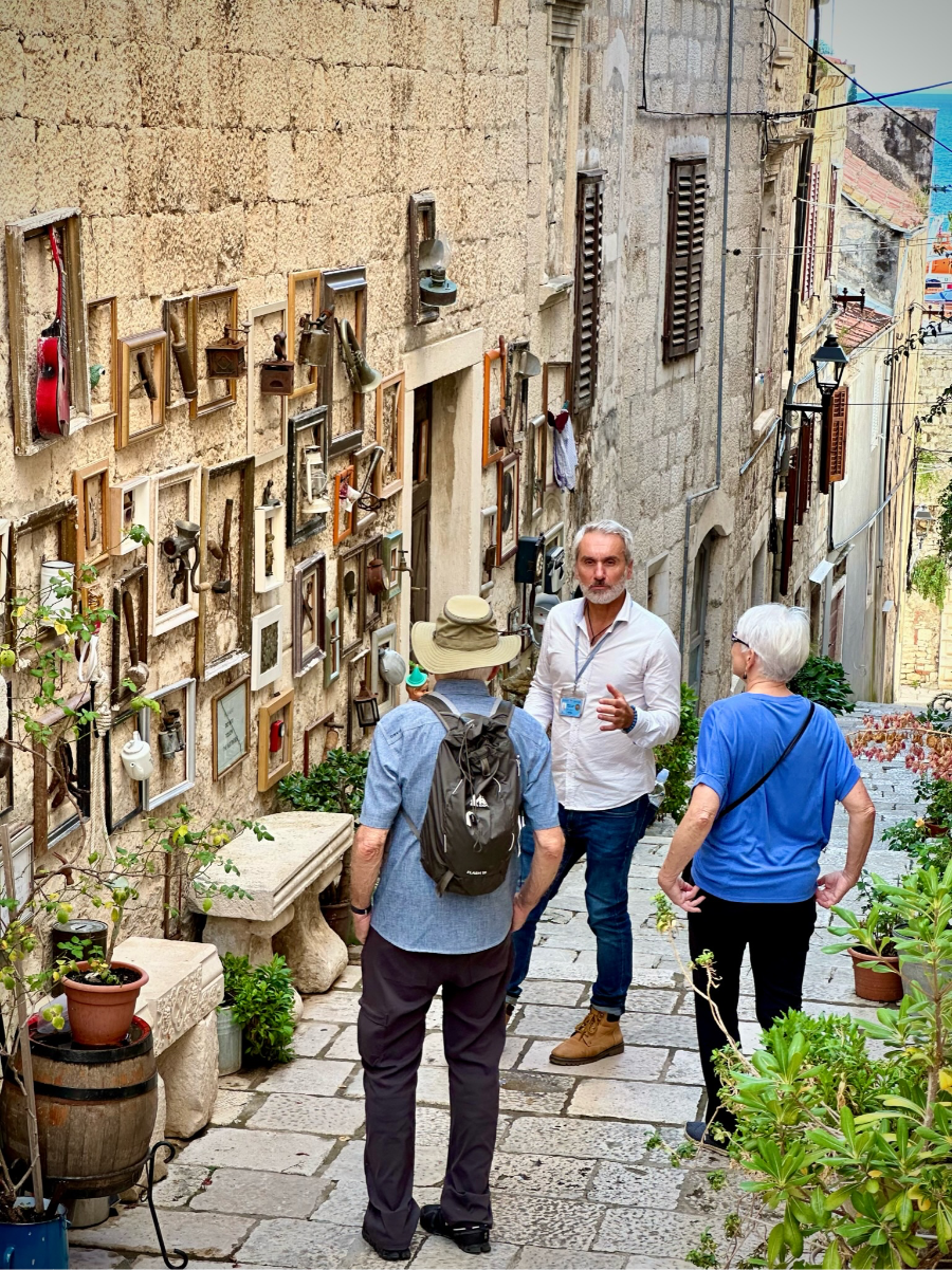 Local Artisans in Korčula: "Meeting local artisans in Korčula and discovering the island's unique arts and crafts, a blend of tradition and creativity."