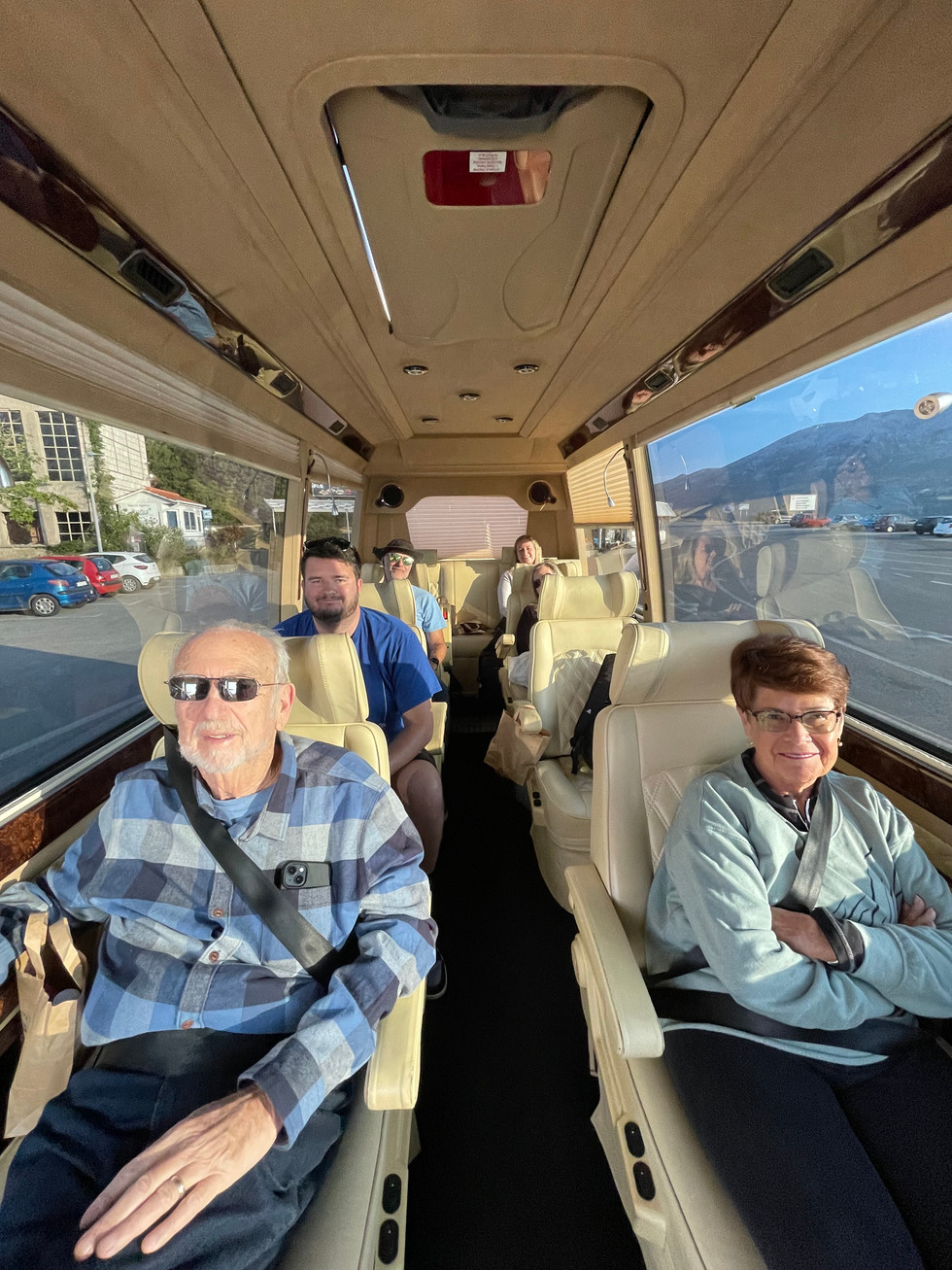 Private transfer to Dubrovnik Airport in a luxury minibus.