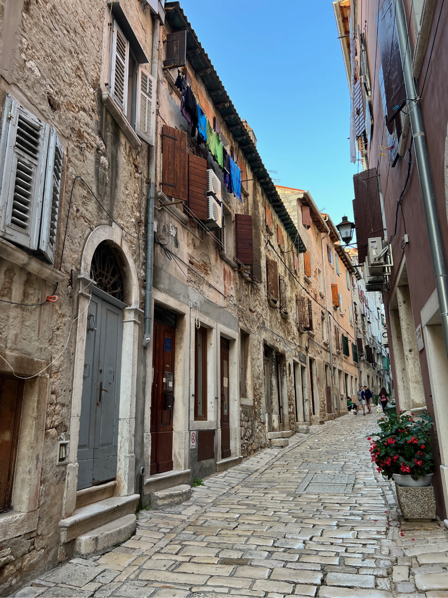 Discovering Rovinj's Old Town: "Exploring the charming old town of Rovinj, with its narrow streets, colorful buildings, and vibrant atmosphere."