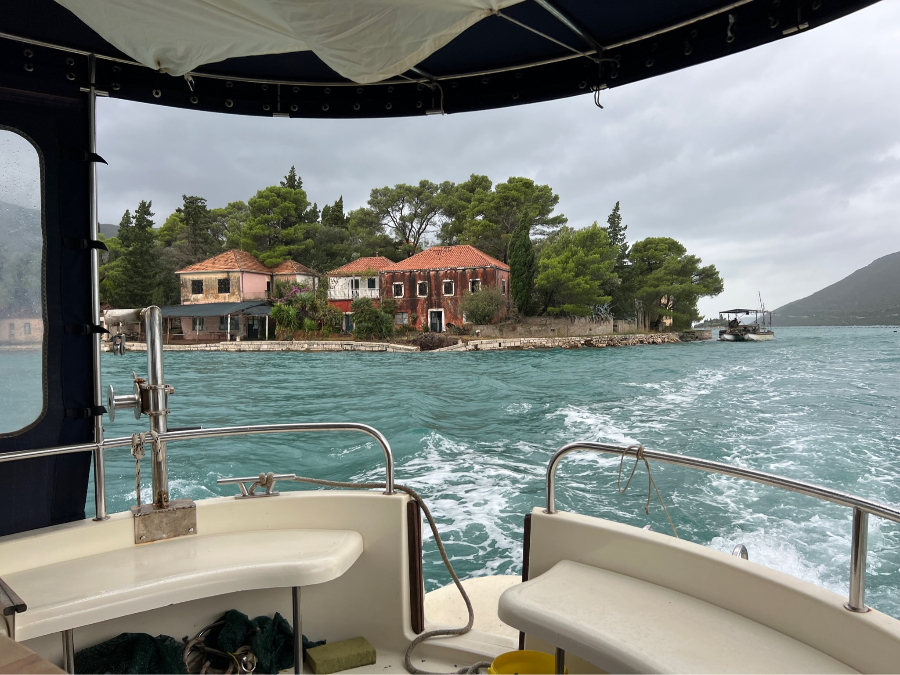 Boat Ride in Hodilje: "Embarking on a scenic boat ride from Hodilje, set against the backdrop of Croatia’s stunning coastal landscapes."
