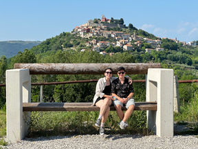 Scenic vineyards in Istria