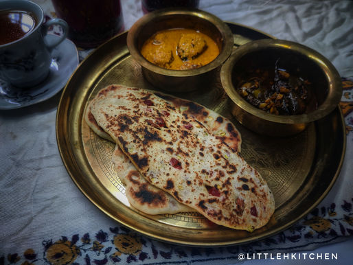 Kashmiri Naan Flatbread from Indian state Kashmir
