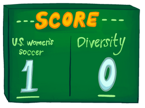 U.S. women’s soccer: A sport for White America