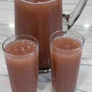 Fresco de chia con tamarindo