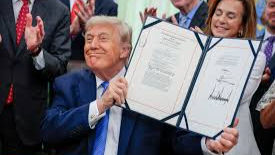 TRUMP SIGNS $70 BILLION BILL TO FUND ICE AND BORDER PATROL