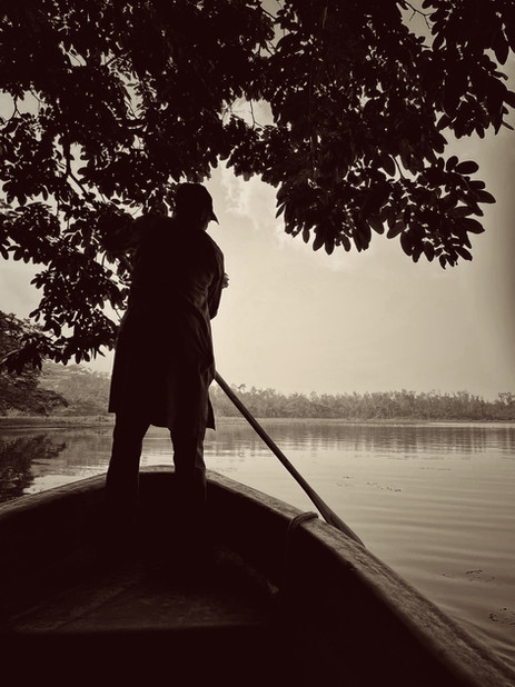Sepia Lakescape - Ibadan, Oyo State