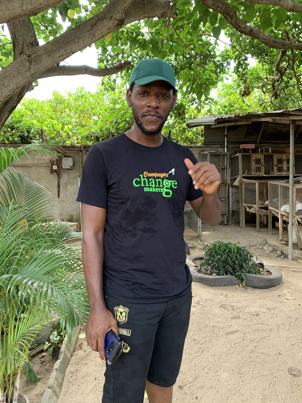 Chinedu Mogbo, founder of the greenfingers initiative
