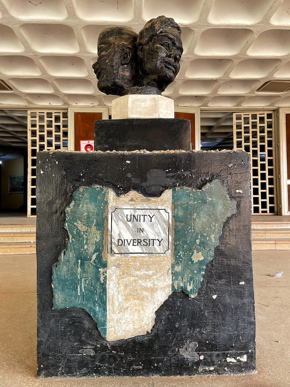 Sculpture of Nnamdi Azikwe, Tafawa Balewa and Ladoke Akintola - Unity in Diversity