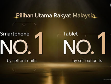 HONOR Malaysia首次荣获智能手机和平板市场份额双冠宝座!