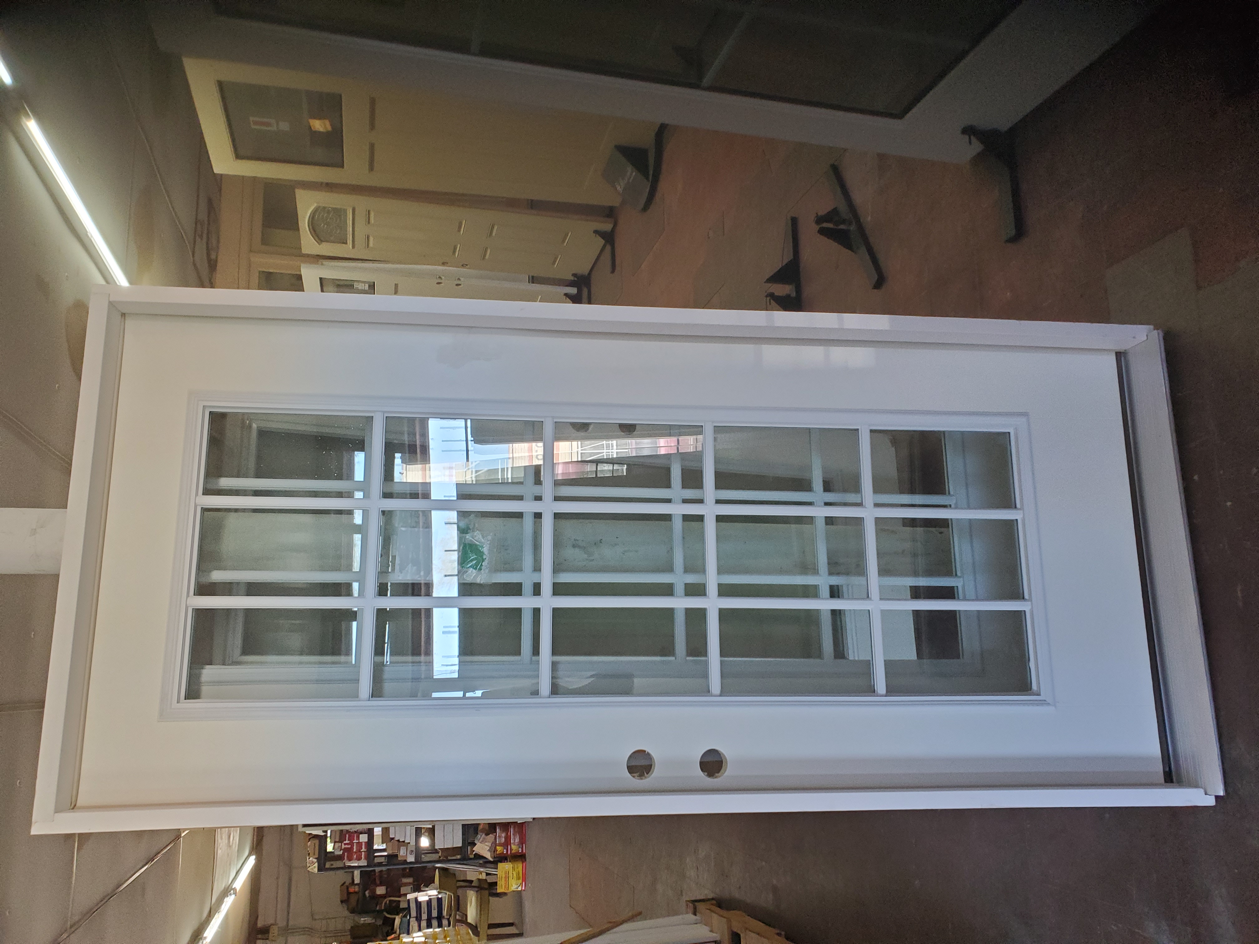 French style  single door unit fiberglass