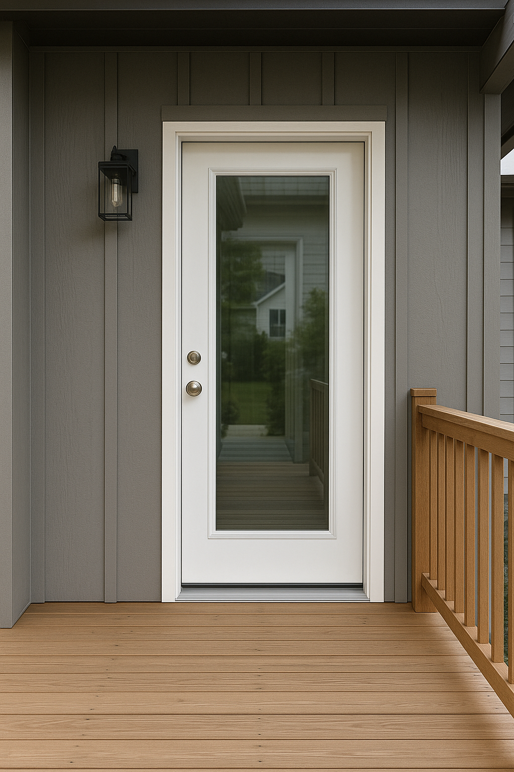 1 Lite Fiberglass Exterior prehung unit