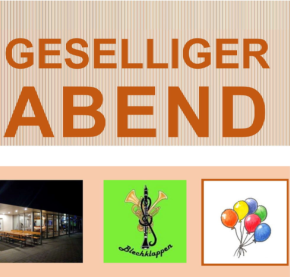 Geselliger Abend mit den Blechklappen