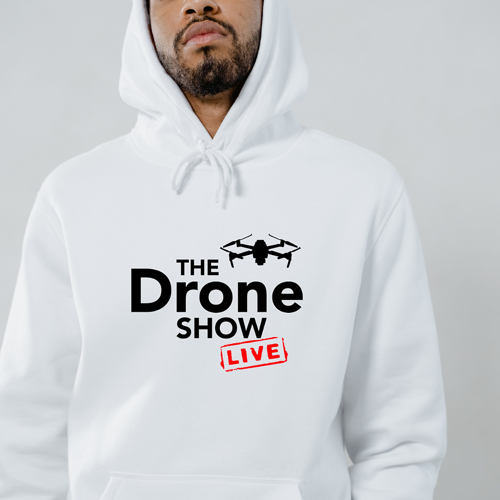 Thumbnail: The Drone Show Live Official White Hoodie