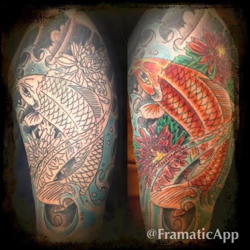 koi tattoo