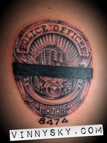 police tattoo