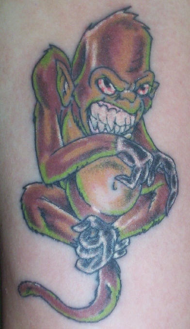 monkey tattoo