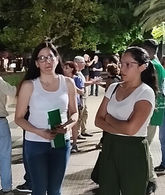 DOS ABOGADAS LIBREÑAS HABLARON EN LA CONVOCATORIA CONTRA LA REFORMA LABORAL A TRATARSE EL MIÈRCOLES.