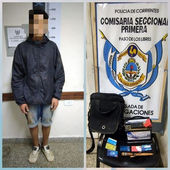 COMISARÍA PRIMERA / DETIENEN A SUJETO SOSPECHOSO EN ZONA DE LA TERMINAL LIBREÑA.