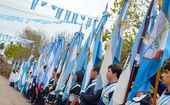 ACTO DEL DIA DE LA BANDERA Y PROMESA EN PASO DE LOS LIBRES.