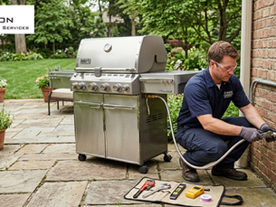 BBQ gas line installation