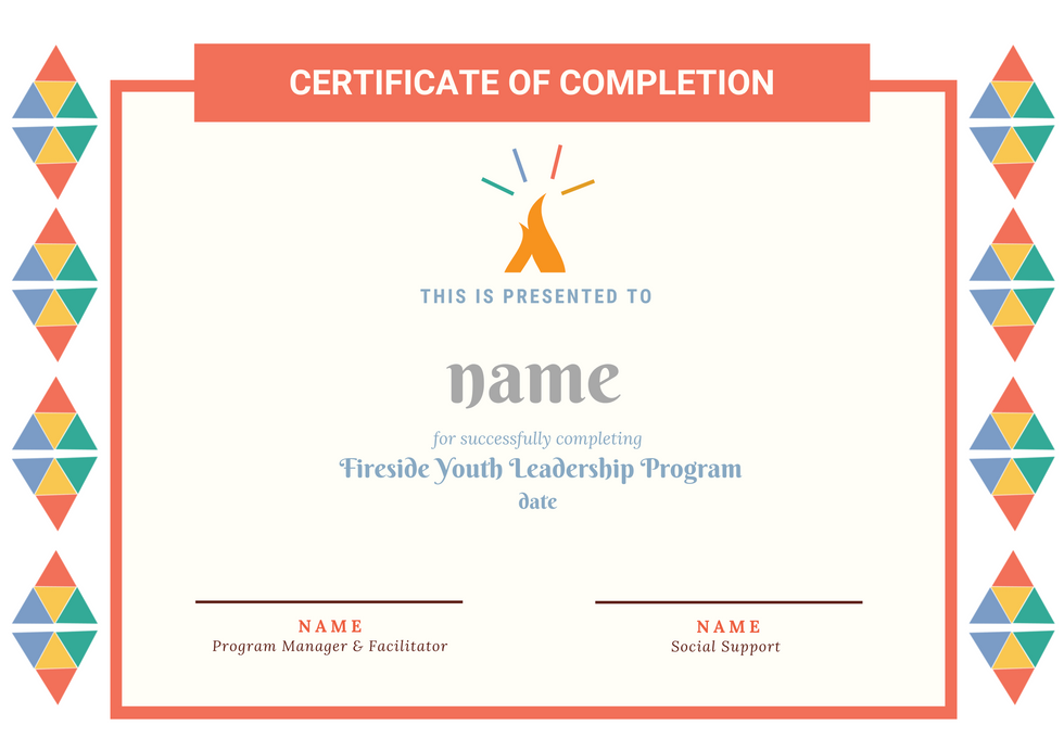 Certificate of Completion