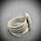 Thumbnail: Sterling Silver & Rose Cut Aquamarine Ring, Size 6.5/7