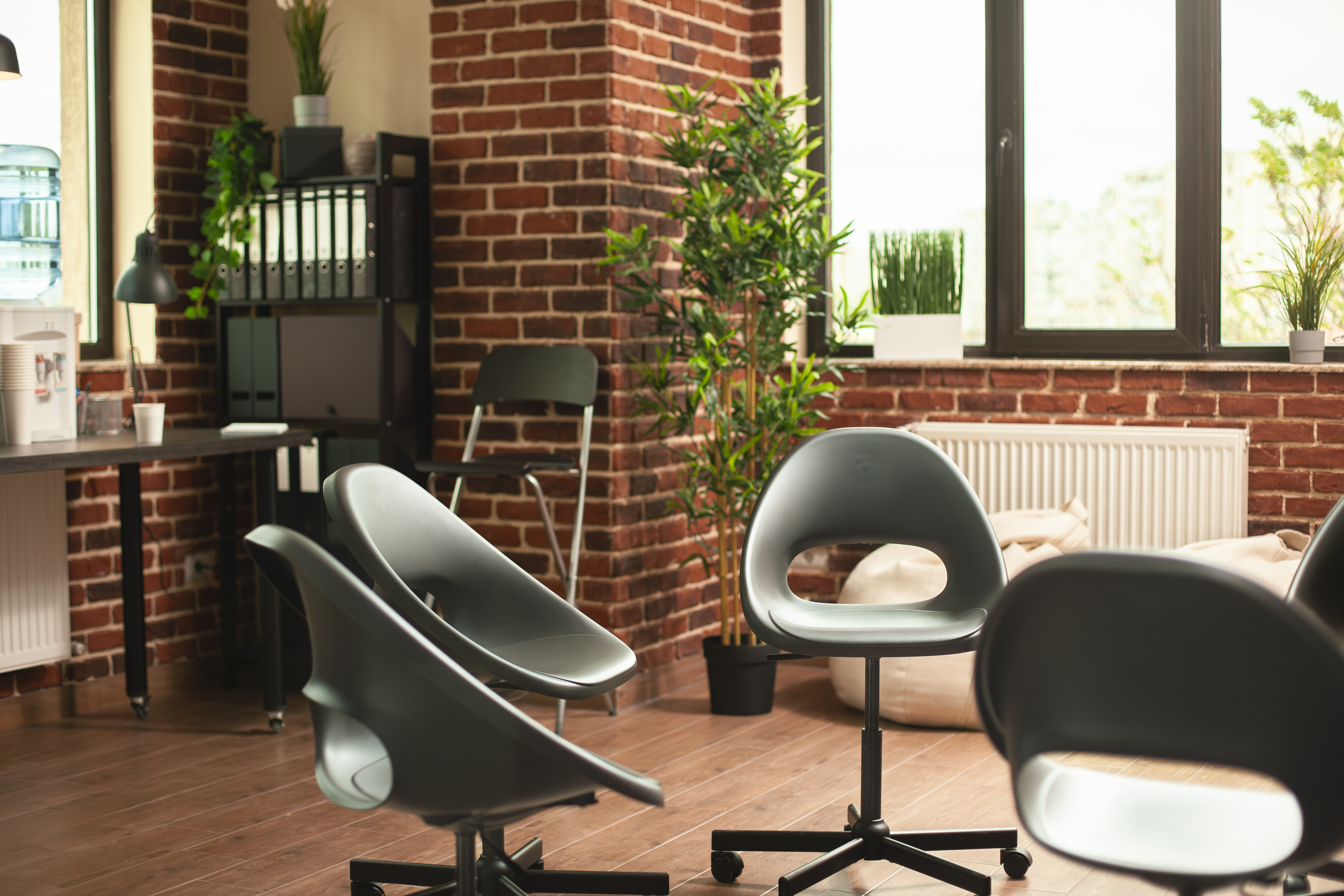 Group therapy room