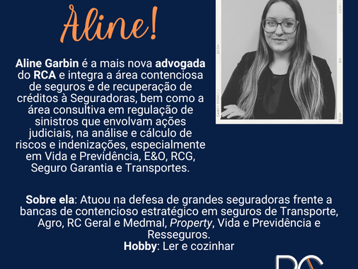 Nova integrante e talento do time RCA