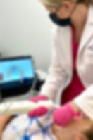 Close-up of a digital impression displayed on a monitor at a dental clinic. oran ankara çankaya