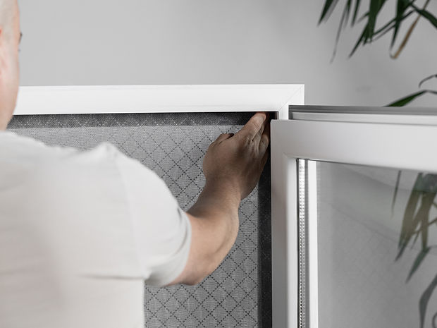 Odera pencere filtresinin montajı